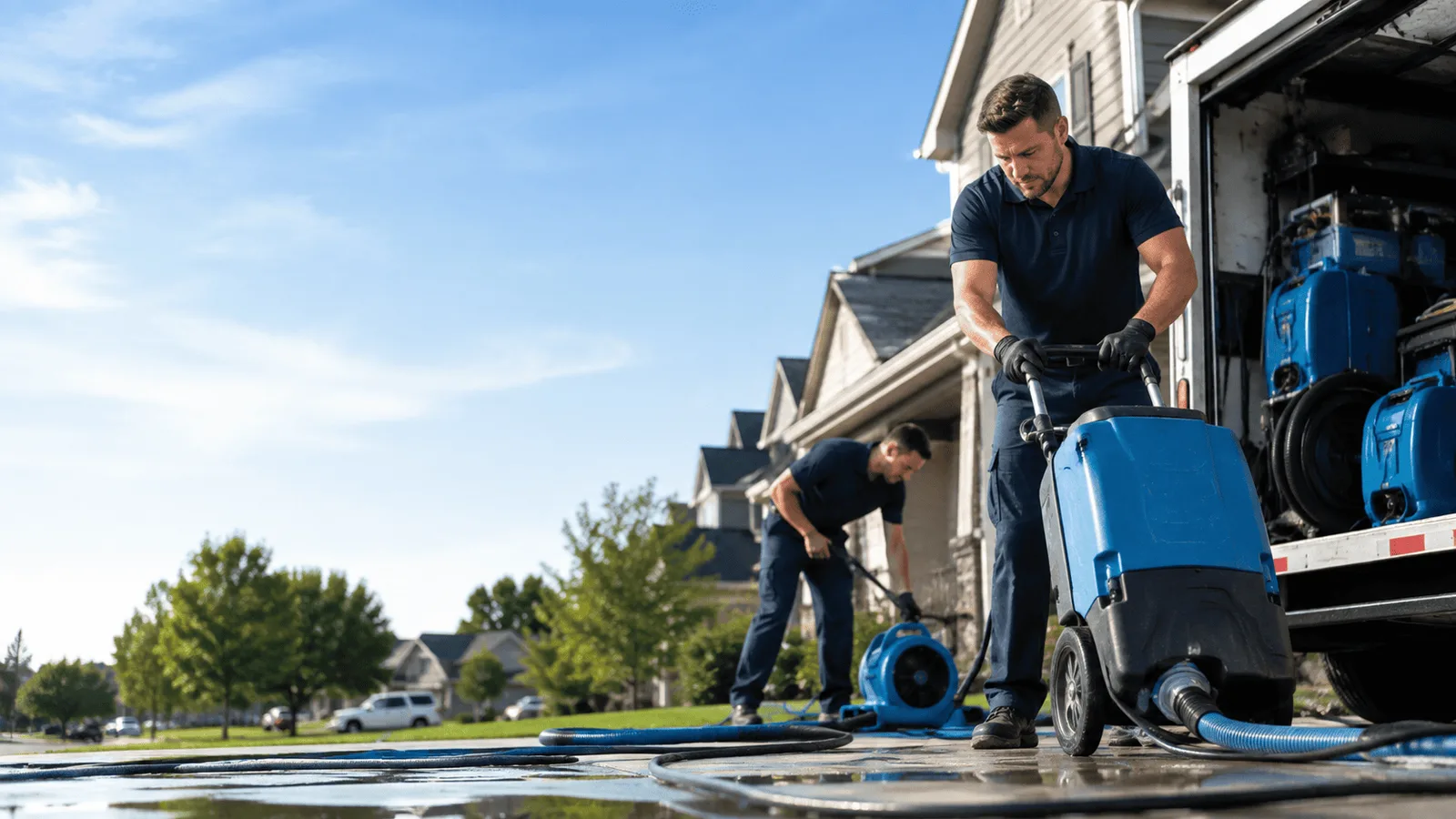 Storm Damage Cleanup being performed in Black Canyon City, AZ